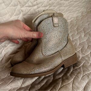 Harper Canyon Glittering Cream Ankle Boots